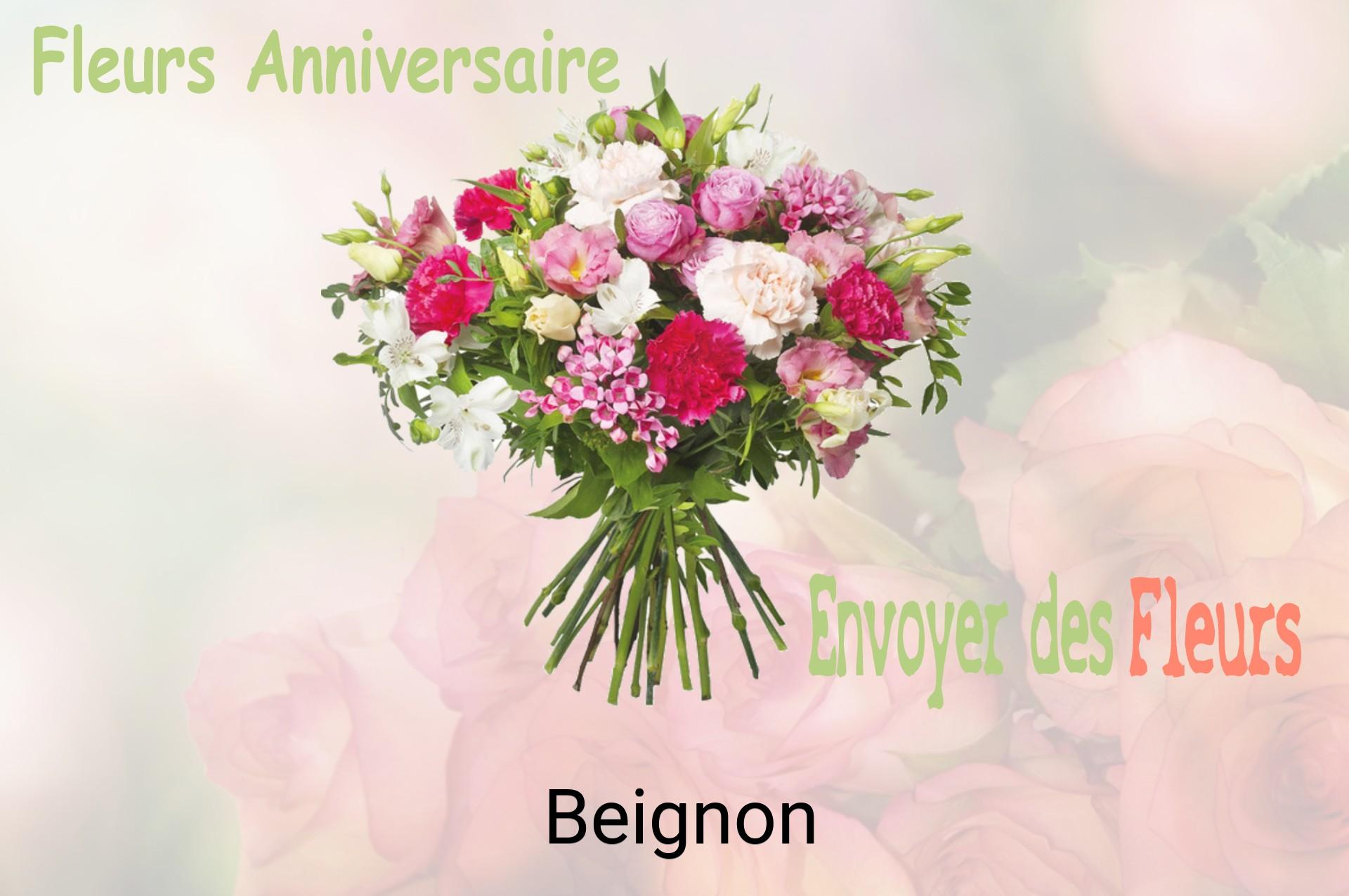 Bouquet de fleurs d’anniversaire livré à Beignon
